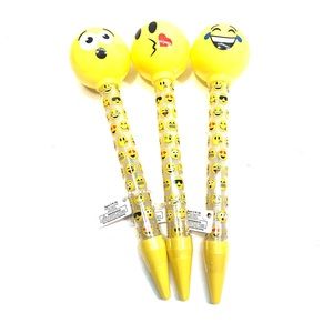 💥SALE💥 NWT Emoji Light Up Pens - Pack of 3
